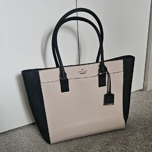 Kate Spade Black and Cream Tote